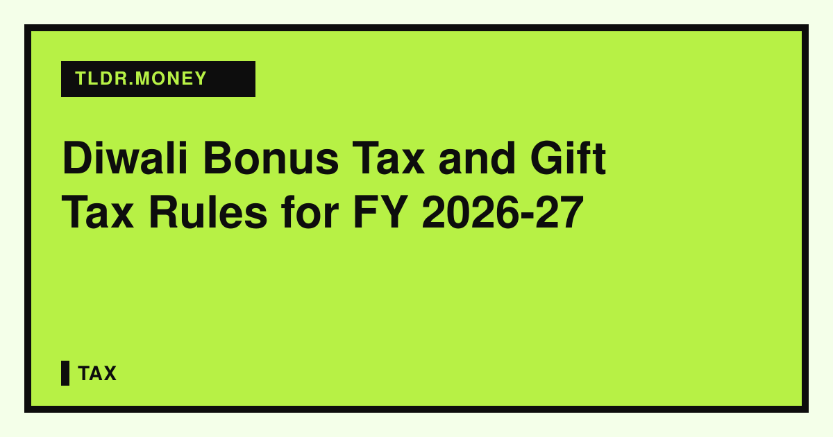 Diwali Bonus Tax And Gift Tax Rules For FY 2026 27 diwali-bonus-tax-and-gift-tax-rules-for-fy-2026-27